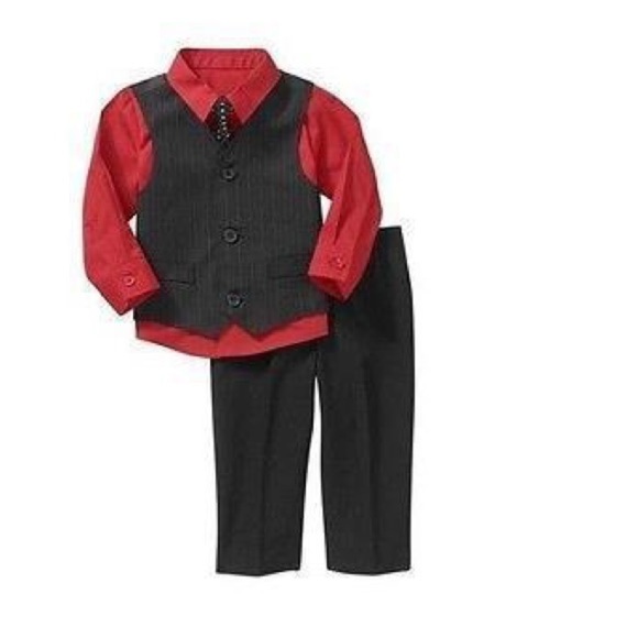 George Toddler Boy 4-Piece Dressy Vest Set - Picture 1 of 5